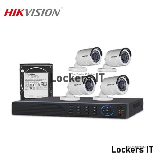 HIKVISION 4-Unit CC Camera Package HIKVISION 4-Unit CC Camera Package