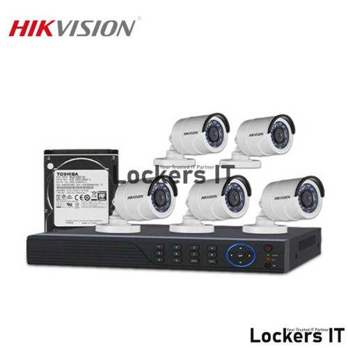 HIKVISION 5-Unit CC Camera Package