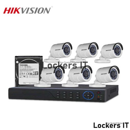 HIKVISION 6-Unit CC Camera Package