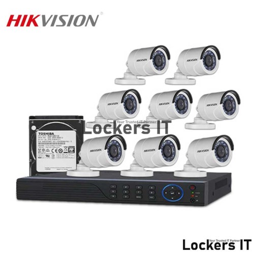 HIKVISION 8-Unit CC Camera Package